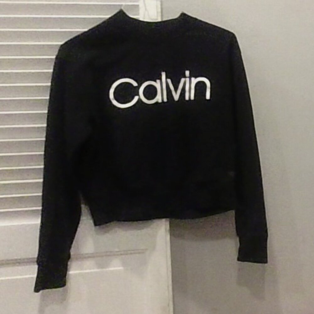 Calvin klein crew black/white